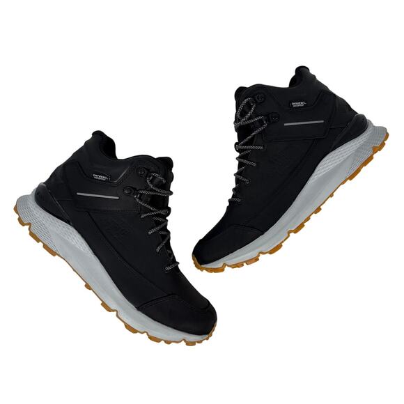 The North Face Vals Mid Hiking Boot Mens 10 Black Leather Waterproof All Terrain main image 6